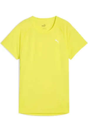 PUMA Yellow Womens Velocity Running T-Shirt XS