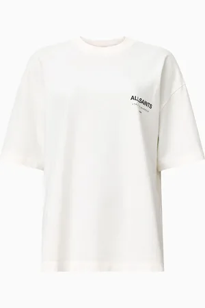 AllSaints AllSaints White Underground Etta 100% Organic Cotton T-Shirt M