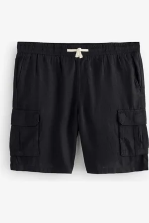 Threadbare Linen Blend Cargo Shorts 34r