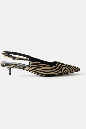 mint&berry Ines Zebra Print Kitten Heels AU 5 (EU 36)