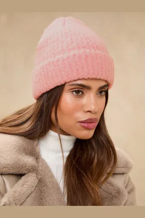 Lipsy London Pink Brushed Beanie One