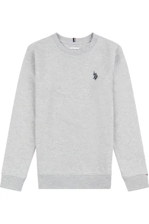 U.S. Polo Assn. U. S. Polo Assn. Grey Double Horsemen Boys Sweatshirt 14