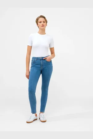 French Connection Blue Soft Stretch Skinny High Rise Jeans AU 16