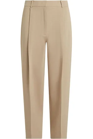 Tommy Hilfiger Brown Stretch Tapered Trousers AU 10
