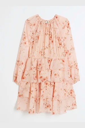 River Island Girls Floral Print Chiffon Dress 10 Years (140cm)