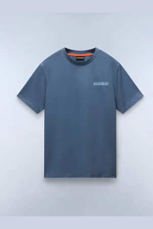 Napapijri Grey Dati Short Sleeve 100% Cotton T-Shirt XS