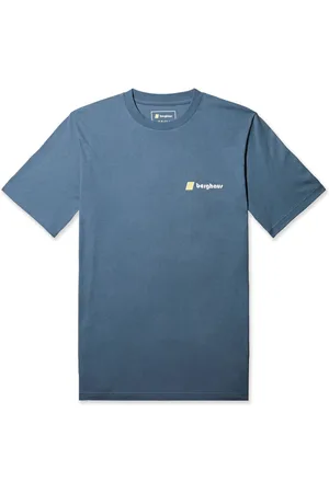 Berghaus Grey Climbing Record Short Sleeve 100% Cotton T-Shirt L