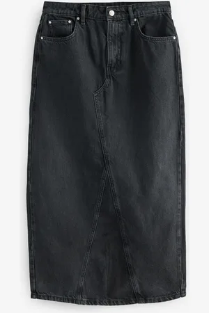 Next Maxi Denim 100% Cotton Skirt AU 14 Petite