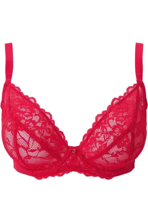 Ann Summers Red DD+ Non Pad Plunge Sexy Lace Underwired Bra 40 G