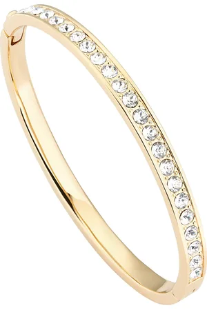 Ted Baker Gold Tone CLEMARA: Crystal Hinge Adjustable Bangle One