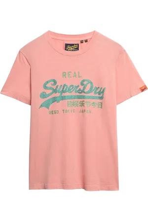 Superdry Orange VL Rhinestone Slim Fit T-Shirt AU 12