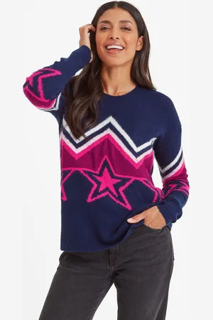 Tog 24 Blue Womens Theresa Knitted Jumper AU 10
