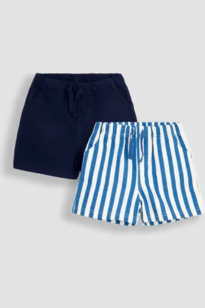 JoJo Maman Bébé 2-Pack Stripe Jogger Shorts 4