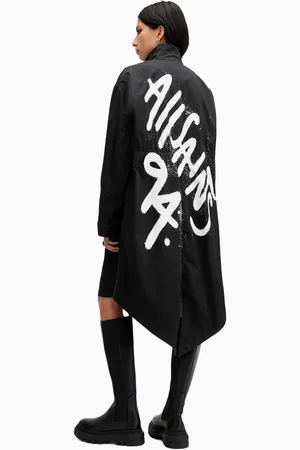 AllSaints AllSaints Black Milla Parka Jacket medium