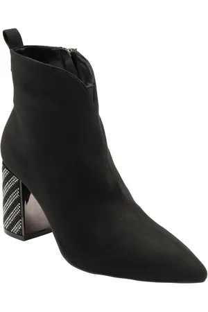 Lotus Black Pointed Toe Ankle Boots AU 6 (EU 37)