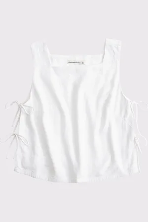 Abercrombie & Fitch Shell Top With Tie Side Detail medium