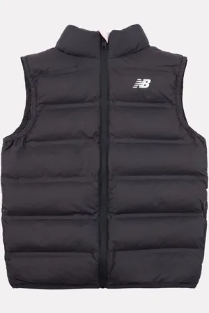 New Balance Black Girls Bond Quilted Gilet 9