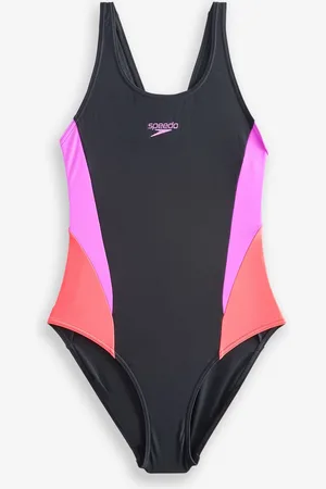 Speedo Purple Colourblock 2.0 Swimsuit AU 16