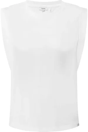 Tog 24 White Womens April 100% Cotton Vest AU 10