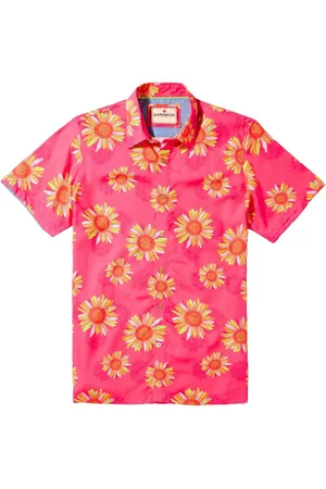Joe Browns Sunflower Holiday Short Sleeve Shirt XXL
