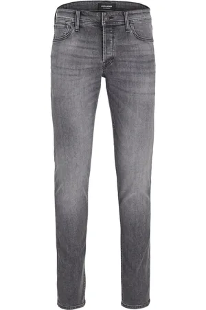JACK & JONES Grey Wash Glenn Slim Fit Jeans 31W x 33L (UK 31 L)