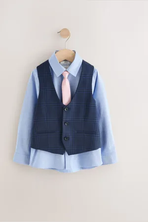 Next WC Set Denim Bold Blue Waistcoat (12mths-16yrs) 13 Years (158cm)