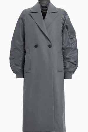 AllSaints AllSaints Grey Paulah Coat AU 16