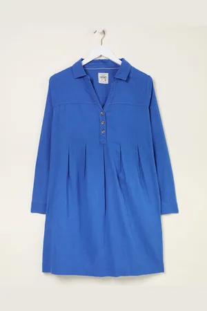 Fat Face FatFace Lena Linen Dress 8tall