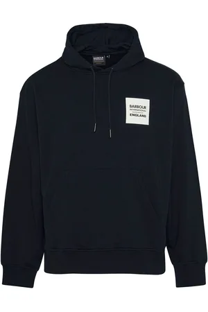 Barbour Micro Block Graphic Black Hoodie XL