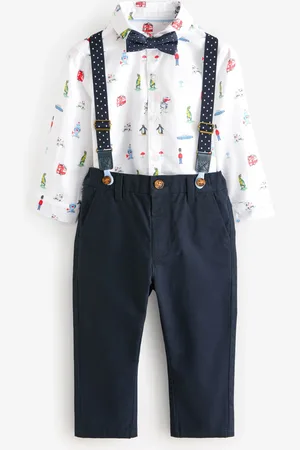 Next Cath Kidston Shirt, Trousers, Braces & Bow Tie Set (3mths-9yrs) 8