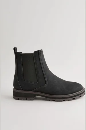 Next Black Extra Wide Fit Forever Comfort Chelsea Boots AU 6 (EU 37)