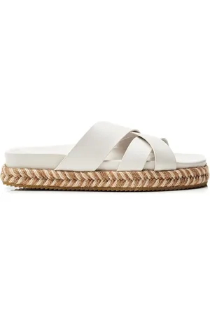 Moda In Pelle Moronie Cross-Over Woven Low Flatform Sandals AU 7 (EU 38)