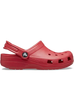 Crocs Red Kids Unisex Classic Clogs AU 12 (EU 30.5)