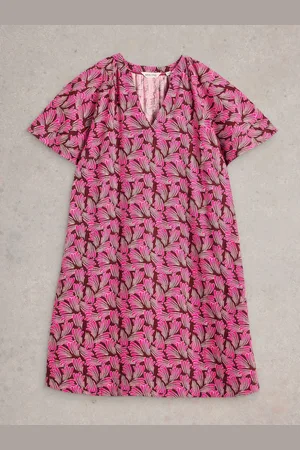 White Stuff Lindsay Linen Blend Dress 14