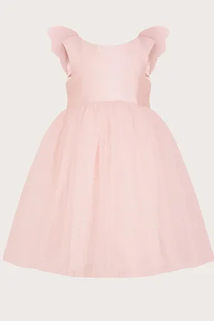 Monsoon Baby Angel Wing Sleeve Tulle Dress 12