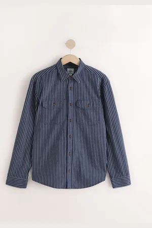 Next Stripe Cotton Long Sleeve 100% Cotton Shirt XXL