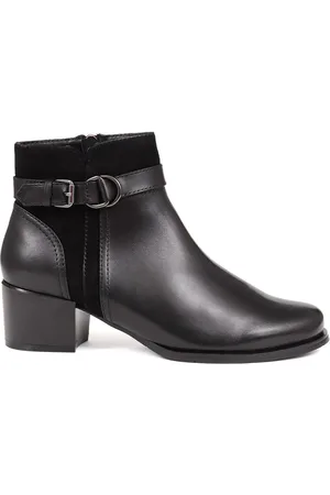 JONES BOOTMAKER Sarina Heeled Black Ankle Boots AU 5 (EU 36)