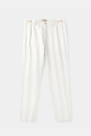Aubin Owsten White Trousers 32W x 31L (UK 32 R)