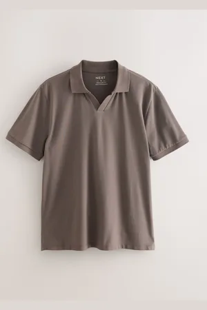 Next Short Sleeve Cuban Collar Pique Polo Shirt XXL