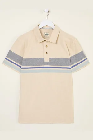 Fat Face FatFace Short Sleeve Chest Stripe Polo xxxxlarge