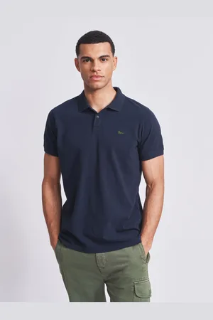 Aubin Navy Marcel Pique 100% Cotton Polo Shirt M