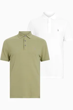 AllSaints AllSaints Reform Short Sleeve Polo Shirt 2 Pack XXL