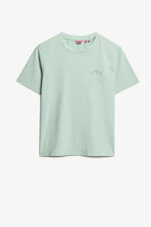 Superdry Green Essential Logo Embroidered T-Shirt AU 10