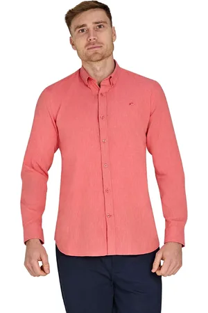 Raging Bull Classic Long Sleeve Linen Shirt XXL