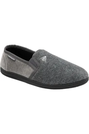 Dunlop Grey Full Shoe Slippers AU 12 (EU 46)