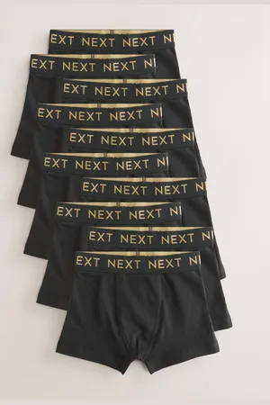 Next Black with Gold Waistband Trunks 10 Pack (1.5-16yrs) 5