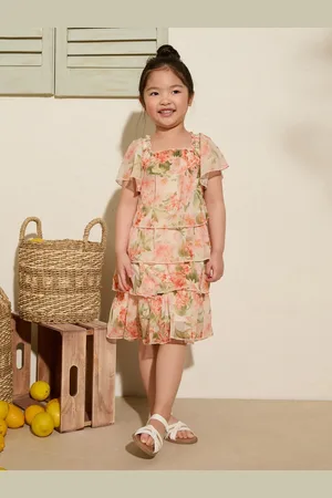 Friends Like These Floral Tiered Mini Dress (3-12yrs) 8 Years (128 cm)