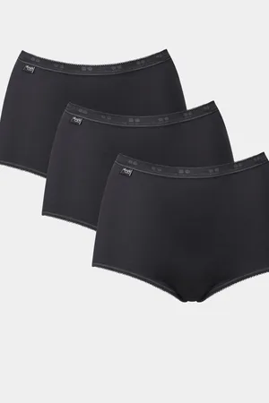 Sloggi Basic+ Maxi White Briefs 3 Pack AU 28