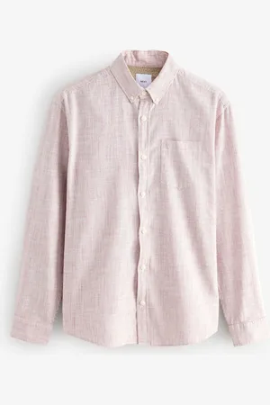 Next Textured Long Sleeve 100% Cotton Shirt XL