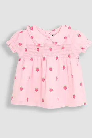 JoJo Maman Bébé Peter Pan Collar Smocked Blouse 5